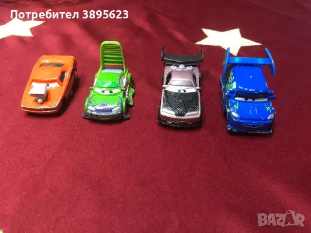 Disney Pixar Cars Lightning McQueen Racing - Wingo, Snod-rod, Dj, Boost., снимка 1