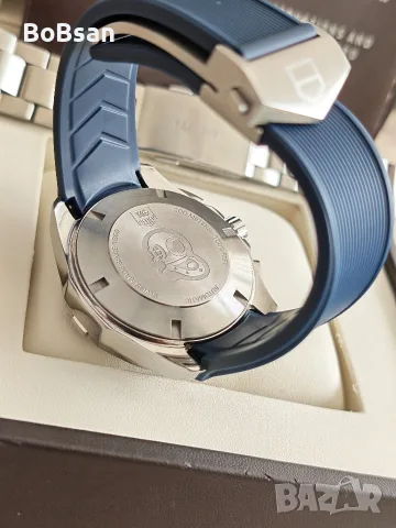 TAG Heuer Aquaracer Calibre 16 Automatic Chronograph Blue Dial, снимка 8 - Мъжки - 56326860