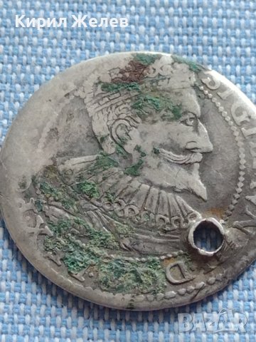 Сребърна монета 6 кройцера 1696г. Сигизмунд трети Малборг Полша 13743, снимка 2 - Нумизматика и бонистика - 42915592