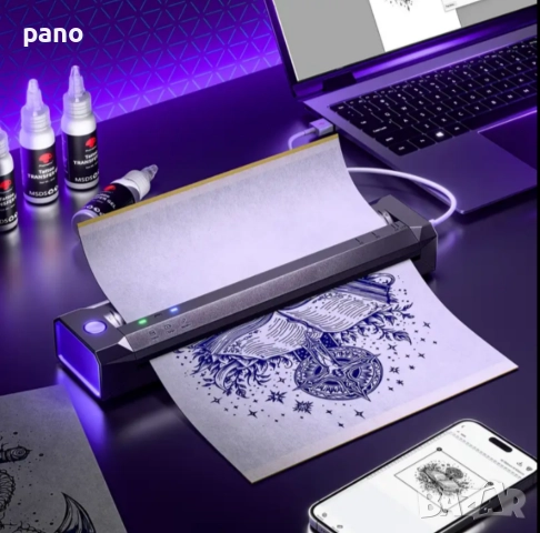 Термален тату принтер, снимка 2 - Друго оборудване - 52838552