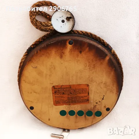 Часовник стенен с гонг Zentra работещ, снимка 6 - Антикварни и старинни предмети - 48908612