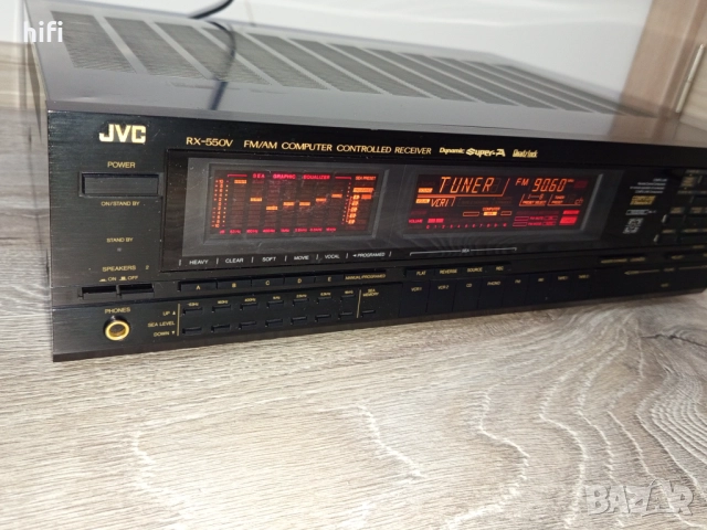 Стерео ресивър JVC RX-550V, снимка 2 - Ресийвъри, усилватели, смесителни пултове - 52741704