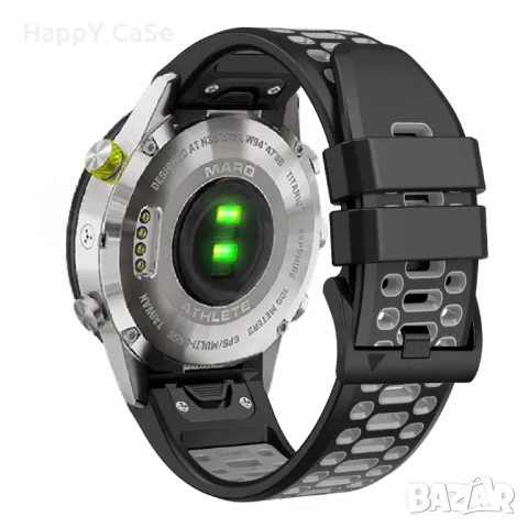 AERO QUICKFIT Силиконова каишка за Garmin Fenix/Instinct/Epix/Quatix/MARQ/Forerunner, снимка 6 - Каишки за часовници - 50074235