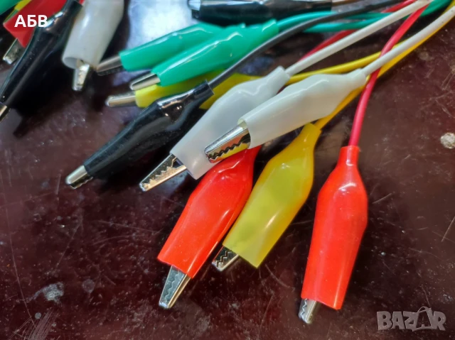 Продават се лабораторни тестови проводници с накрайници щипки, снимка 2 - Друга електроника - 51071312