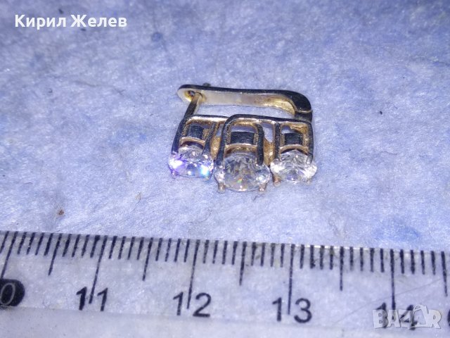 ПРЕКРАСНА СКЪПОЦЕННА СРЕБЪРНА АНГЛИЙСКА ОБЕЦА СРЕБРО 925 с БЛЕСТЯЩИ ФАСЕТИРАНИ ЦИРКОНИ 26514, снимка 10 - Обеци - 40532614