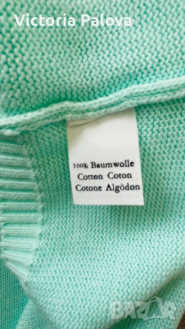 Красива блуза PETER HAHN мента, снимка 7 - Корсети, бюстиета, топове - 53256118