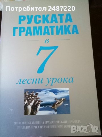 Научи сам руската граматика в 7 лесни урока Skyprint 2007г., снимка 1 - Чуждоезиково обучение, речници - 37730386