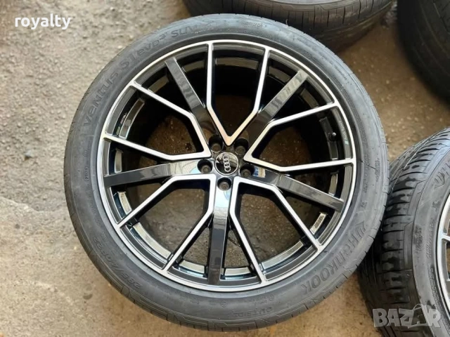 5х112 22 Джанти Audi SQ8 Q8 SQ7 Q7 5x112 Ауди КЮ8 КЮ7 Оригинални, снимка 3 - Аксесоари и консумативи - 51734919