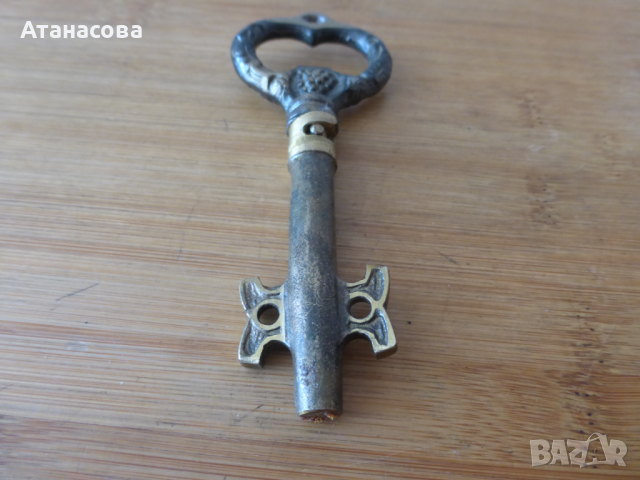 Тирбушон отварачка Ключ бронз, снимка 6 - Антикварни и старинни предмети - 44658454