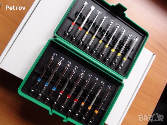 HITACHI Professional - BIT SET от надеждните  !!! Само 1 БИТ ползван !!! От DEUTSCHLAND / GERMANY !!, снимка 4 - Гедорета - 31646081