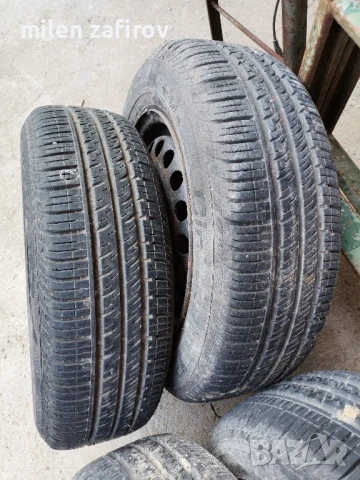 джанти с гуми 4/100 за опел 14цола, снимка 2 - Гуми и джанти - 50658326