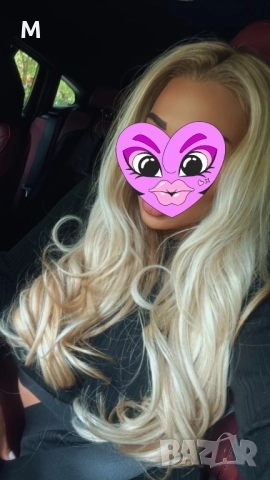 Естествена руса коса на треси