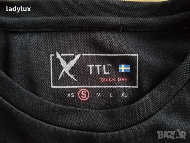TTL Quick Dry, Нова, Маркова Тениска за Спорт, Размер S. Код 1135, снимка 4 - Тениски - 29726059