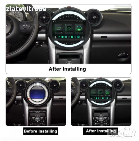 BMW MINI COOPER R56 R60 2007-2014 9'' АНДРОИД НАВИГАЦИЯ, 9016, снимка 5 - Навигация за кола - 40010387