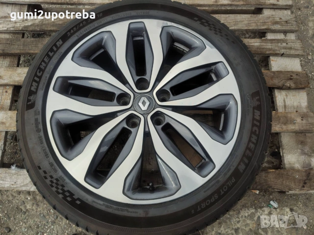 18цола Джанта 5х114,3 за Renault Talisman 7,5J et46 Michelin 245/45/18