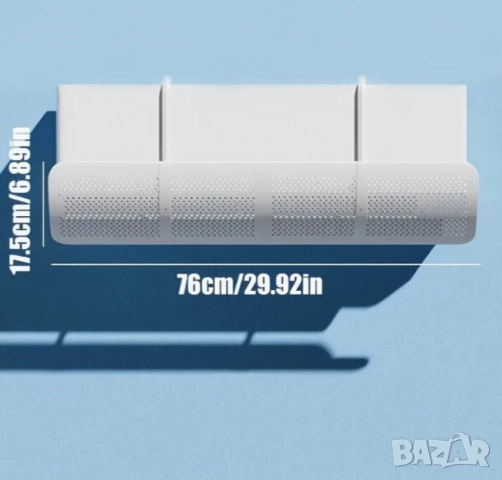 Регулируем дефлектор за климатик с елегантен дизайн, изработен от пластмаса с лесен монтаж без проби, снимка 5 - Други стоки за дома - 52094196