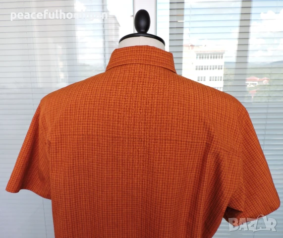 Jack Wolfskin Outdoor - мъжка карирана риза за спорт туризъм и планина размер L, снимка 8 - Ризи - 50837801