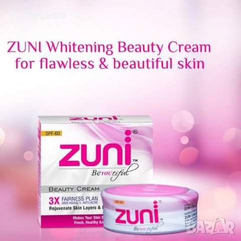 Избелващ крем за лице Zuni Beautiful, снимка 2 - Други - 38511196
