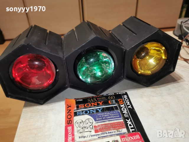 ПРОЖЕКТОРИ 3БР ЗА ЦВЕТОМУЗИКА 36Х12Х12СМ 220В 2012251753, снимка 14 - Ресийвъри, усилватели, смесителни пултове - 52859202