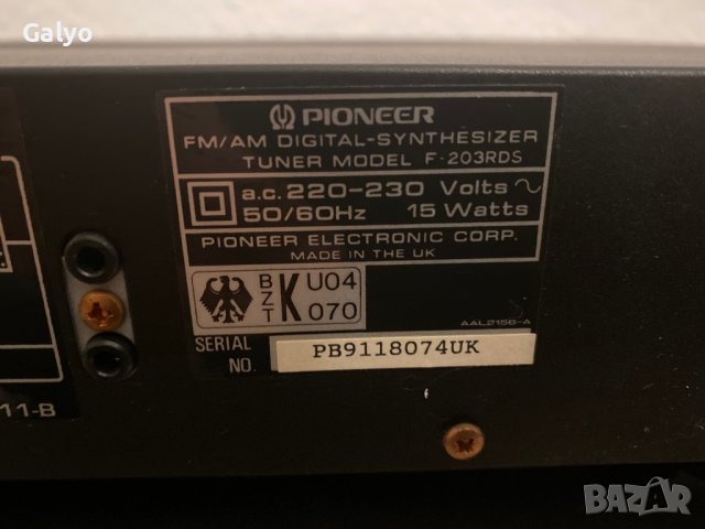 Pioneer A103, CT W503R, F203RDS, снимка 8 - Аудиосистеми - 39506956