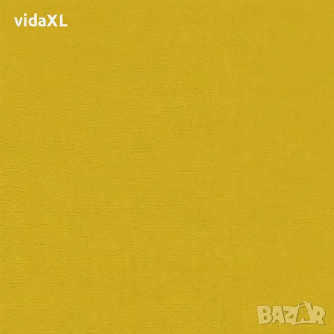 vidaXL Релаксиращ стол, горчица жълто, кадифе, снимка 7 - Столове - 56146824