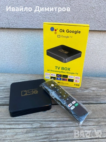 Google Android TV Box – 4K Streaming | Google TV, снимка 2 - Приемници и антени - 54217328