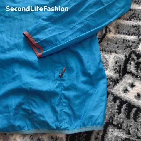 Яке Adidas Response Running ветровка дамско размер S, ветроустойчиво, синьо., снимка 4 - Якета - 52796501