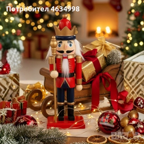 Дървена Коледна фигурка – Малък детайл, голям празничен уют, снимка 2 - Декорация за дома - 52581004