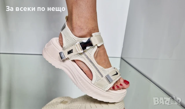 Nike Дамски Бежови Сандали Найк от 36 до 41 номер Код P747, снимка 3 - Сандали - 50679020