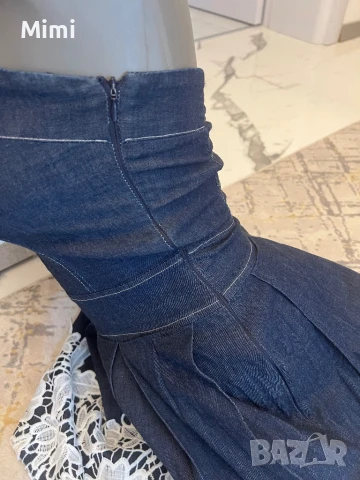 Кукленска дънкова рокля , снимка 7 - Рокли - 51055893