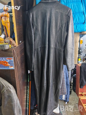 Дълго дамско кожено манто, снимка 7 - Палта, манта - 53161745