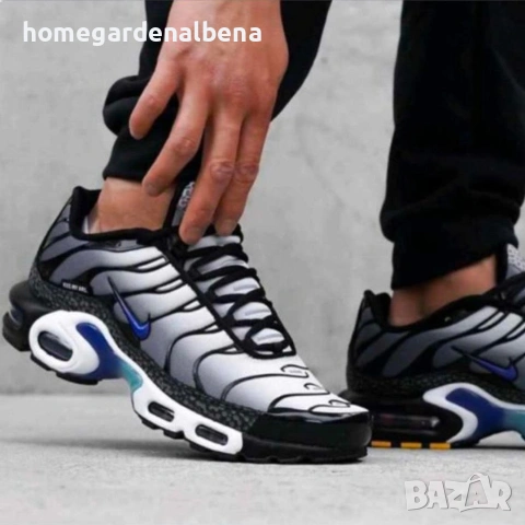 Nike Air Max TN — Сиво/Синьо ✨👟, снимка 2 - Маратонки - 54317246