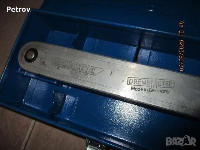 GEDORE - DREMOMETER - Typ C - MADE IN GERMANY - 1/2" PROFI Динамометричен Ключ 60 - 300 Nm !!!!!!!!!, снимка 2 - Ключове - 51992091