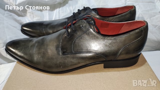 Елегантни мъжки официални обувки от естествена кожа Melvin&Hamilton №47