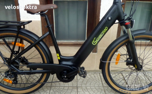 Електрически САКСЕНРАД ! ! 27.5 цола капли! Германия! Като НОВ!, снимка 15 - Велосипеди - 54103468