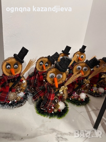 Ръчно изработен снежен човек