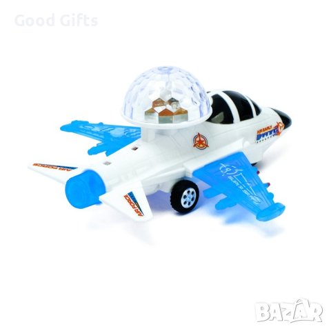 Детски самолет изстребител със звук и светлина, снимка 4 - Влакчета, самолети, хеликоптери - 42918467