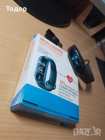 Смарт гривна M3 Intelligence Health Bracelet, снимка 8 - Смарт гривни - 52459831