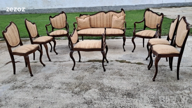 Комплект ретро махагонов масив