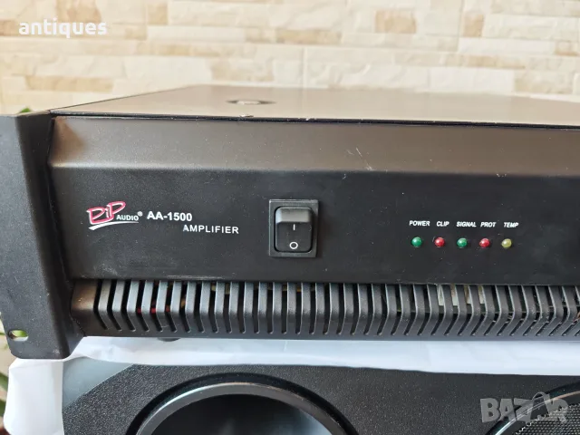 Усилвател за рак - едноканален 500W - с линия за 100V и 70V - PIP Audio AA-1500, снимка 4 - Ресийвъри, усилватели, смесителни пултове - 55897703