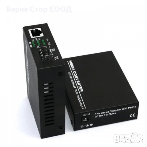 SFP Медиа конвертор 10/100/1000 Mbps, снимка 2 - Мрежови адаптери - 35298500