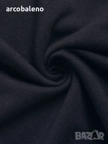 Дамски ежедневни широки панталони с ниска талия и контрастни цветни шевове, снимка 6 - Спортни екипи - 48507703