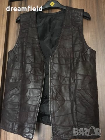 Елек от естествена кожа