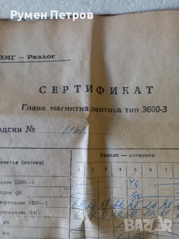 Магнитни лентови глави Изот тип 3600-3, нови., снимка 8 - Антикварни и старинни предмети - 50254794