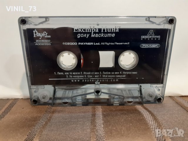  Екстра Нина – Долу Маските, снимка 2 - Аудио касети - 32206830