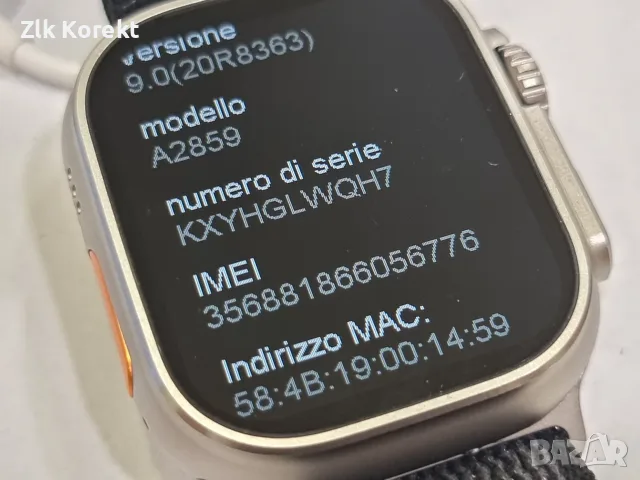 Apple Watch Ultra / РЕПЛИКА/, снимка 6 - Смарт часовници - 56432306