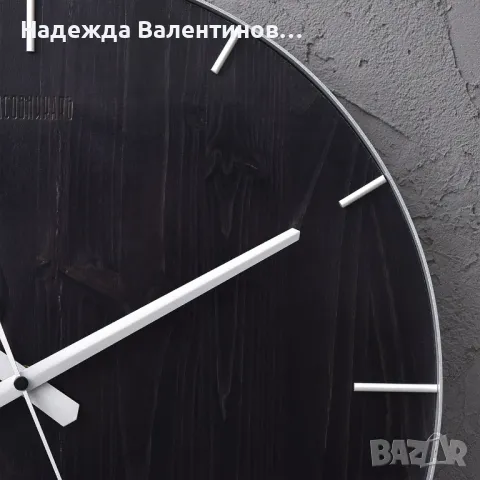 Стенен часовник ORBIT Abanos Ръчна изработка арт дизайн за дома и офиса, снимка 3 - Стенни часовници - 47339826