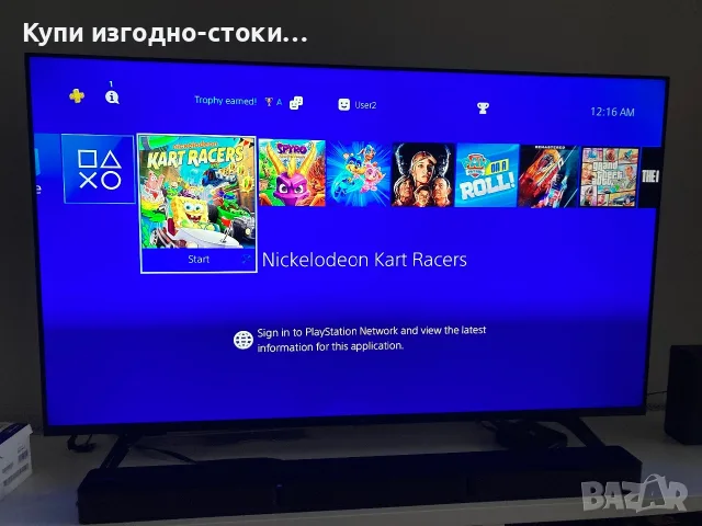 PS4 500 gb с джойстик и игра, снимка 2 - PlayStation конзоли - 56024304