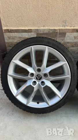Джанти 18 за SKODA OCTAVIA VRS + зимни гуми 225/40 NEXEN DOT : 2924, снимка 2 - Гуми и джанти - 55981178