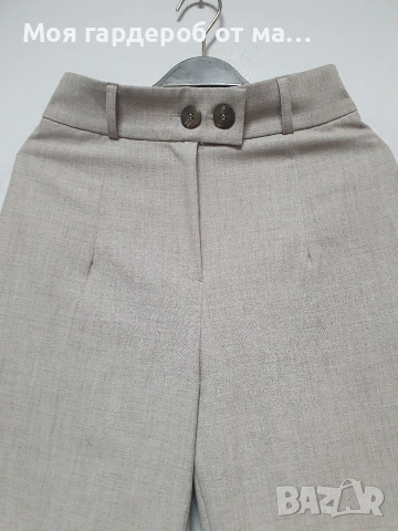 Стилен панталон с висока талия Fotini .Mразмер, снимка 2 - Панталони - 54321090